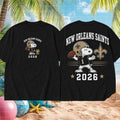 New Orleans Saints Football Snoopy 2026 Shirt NO Saints Merch Best Gift For Game Day - Merchluma