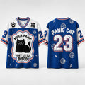 Much Panic Very Little Disco Cat Jersey #23 Funny Cat Apparel Gifts For Besties - Merchluma