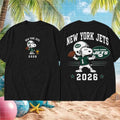 New York Jets Football Snoopy 2026 Shirt NY Jets Merch Unique Gifts For Football Lovers - Merchluma