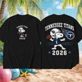 Tennessee Titans Football Snoopy 2026 Shirt Tennessee Titans Merch Game Day Gifts For Him - Merchluma