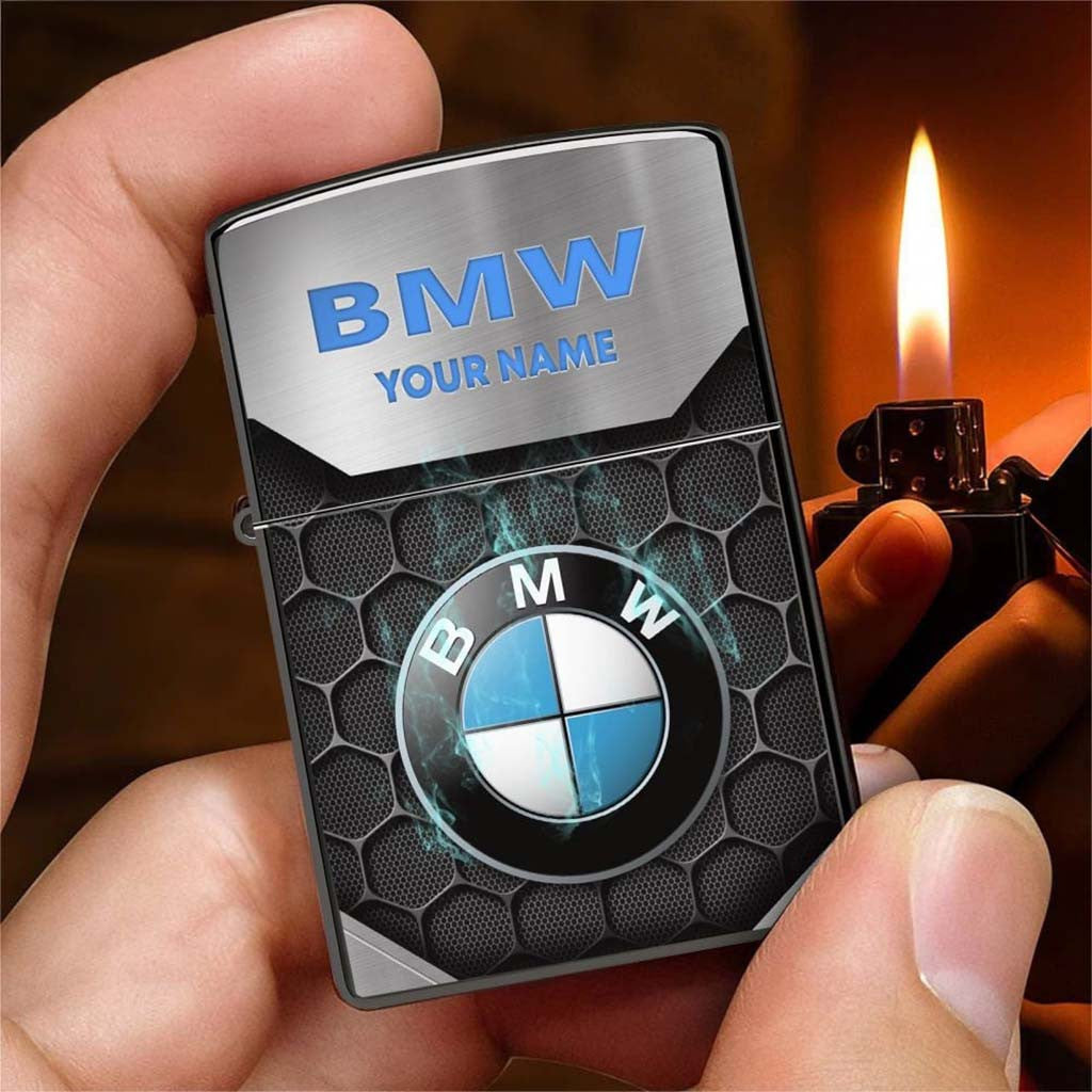 Personalized BMW Zippo Lighter Case 2026 Car Enthusiast Gear Gifts For Fathers - Merchluma