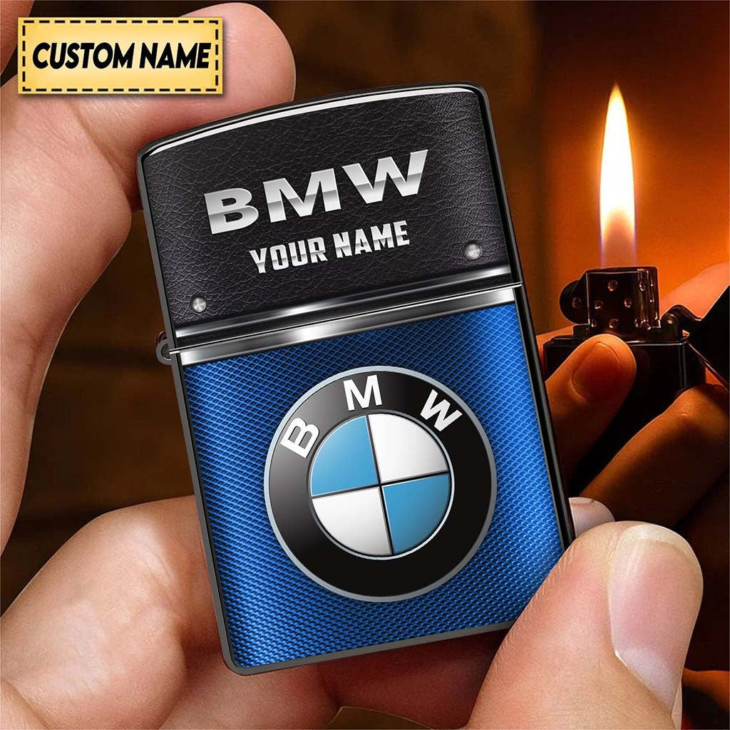 Personalized BMW Zippo Lighter Case BMW Merch Birthday Gift Ideas For Boyfriend - Merchluma