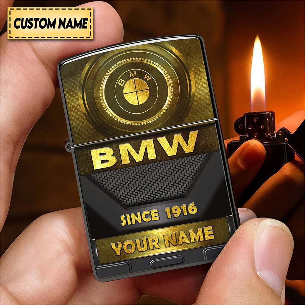 Personalized BMW Since 1916 Luxury Zippo Lighter Case BMW Merch Birthday Presents For Boyfriend - Merchluma