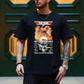 Top Gun Merch 40th Anniversary 1986 2026 T-Shirt Thank You For The Memories Signatures Shirt - Merchluma