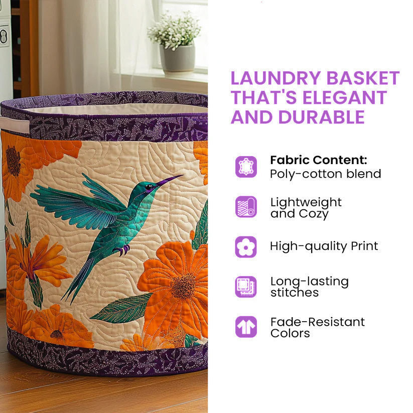Personalized Winnie The Pooh Woodland Friend Quilted Laundry Basket Gift For Halloween - Merchluma