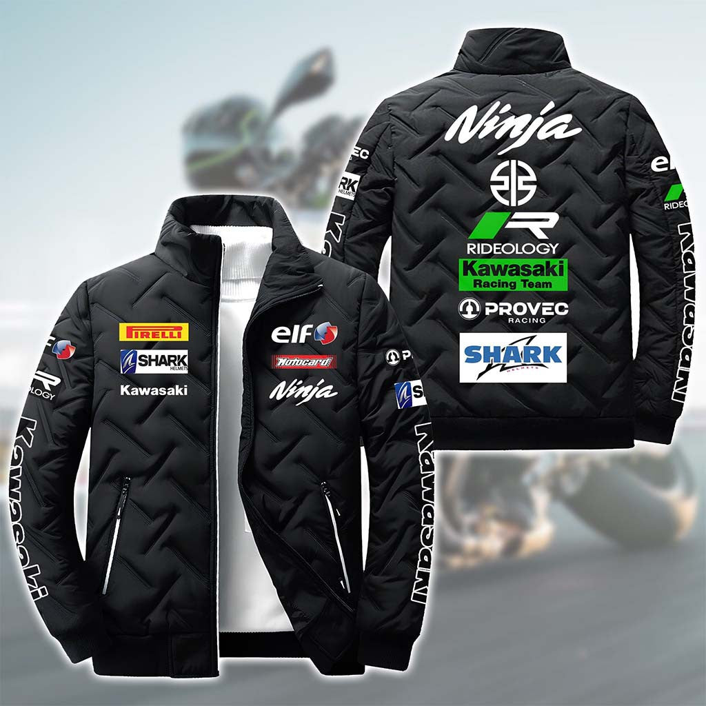 Ninja KW Motorsport Puffer Jacket Birthday Gift For Husband - Merchluma