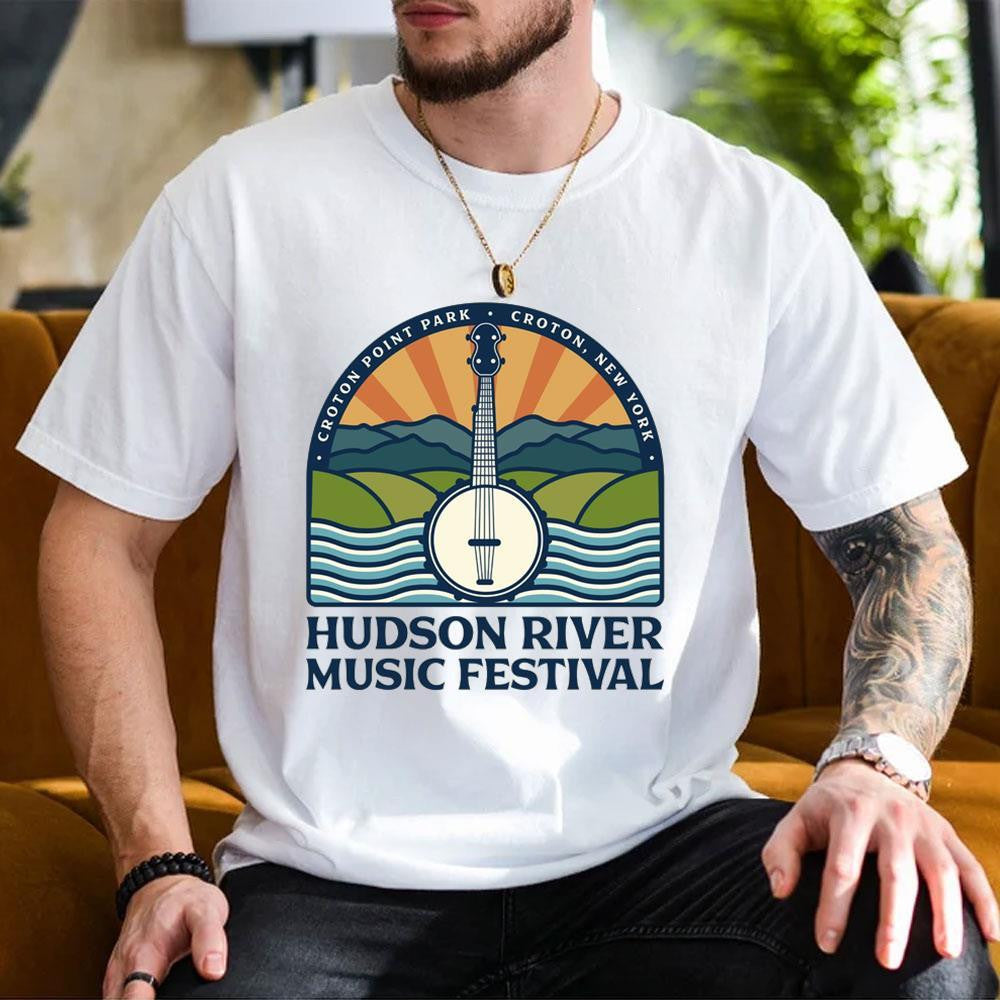 Hudson River Music Festival 2026 Logo 1 T-Shirt Music Lover Gift Ideas For Him - Merchluma