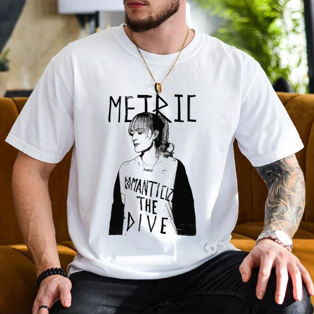 Metric Romanticize The Dive 1 T-Shirt Metric Merch Cool Gifts For Music Lovers - Merchluma