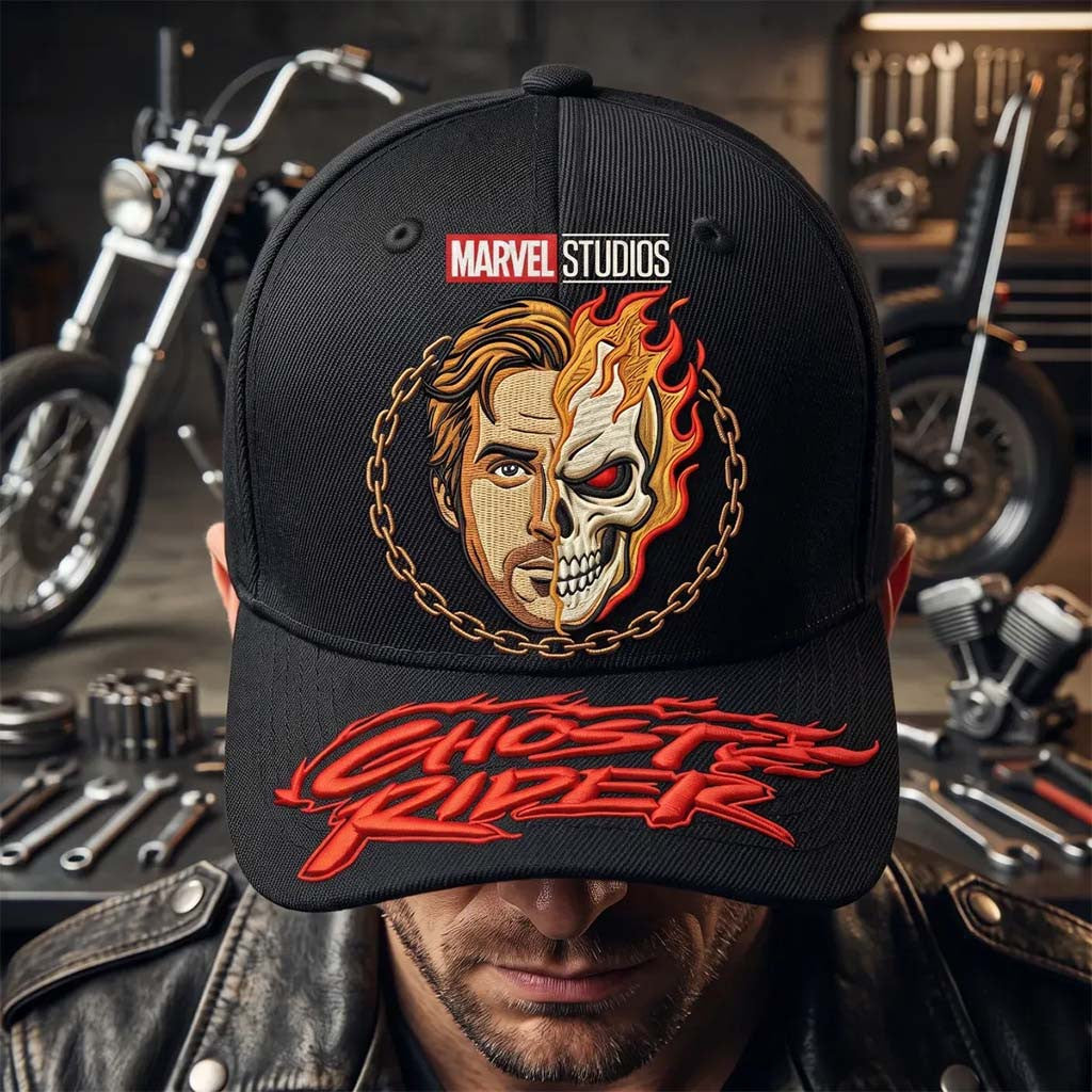 Ryan Gosling Ghost Rider Marvel Studios Hat Ryan Gosling Merch Best Gifts For Movie Fan - Merchluma