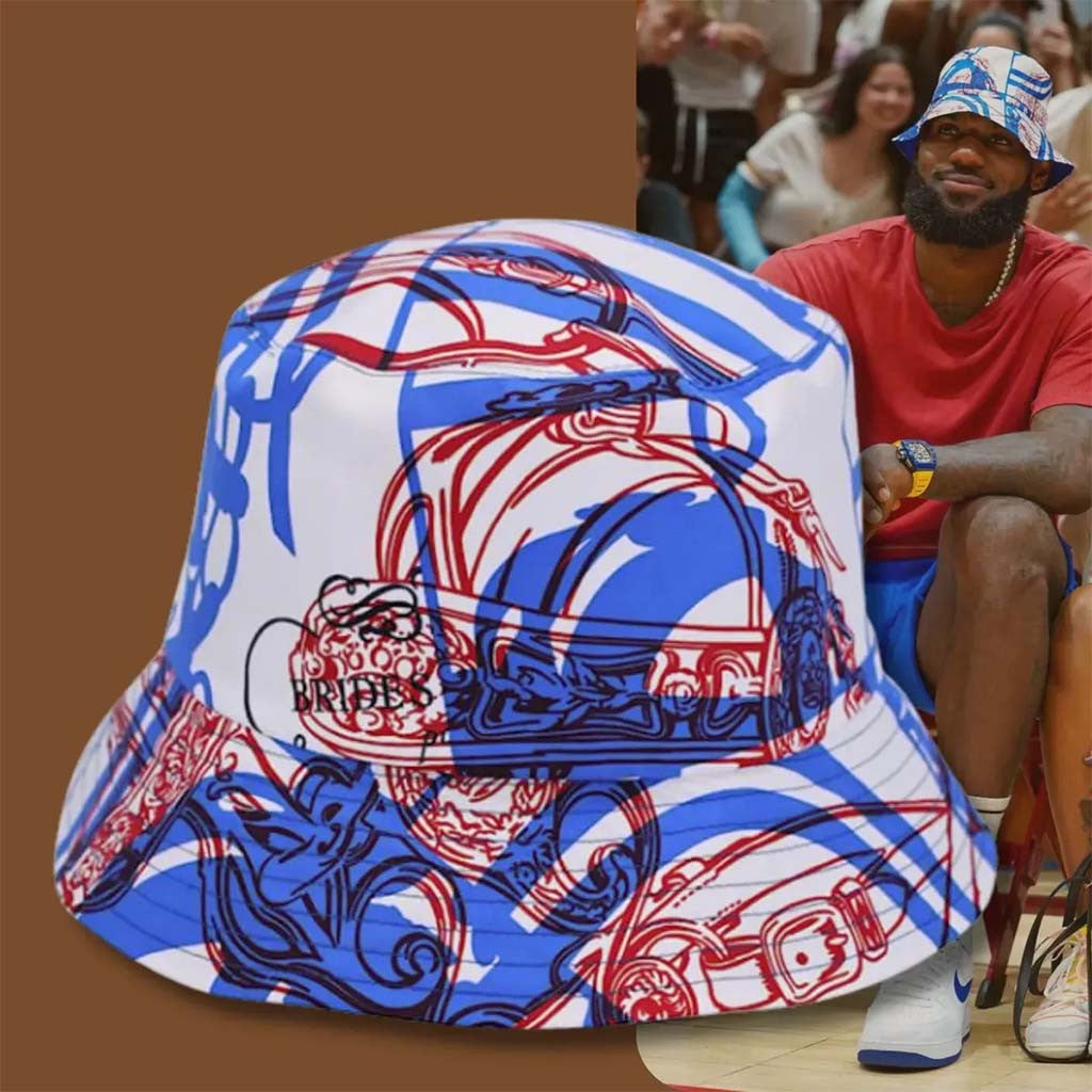 Lebron James In Astoria NY Herms Bucket Hat Lebron James Merch Present For Husband - Merchluma