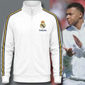 Kylian Mbappe Real Madrid 2025 2026 Track Standing Neck Zip Jacket Present For Brothers - Merchluma
