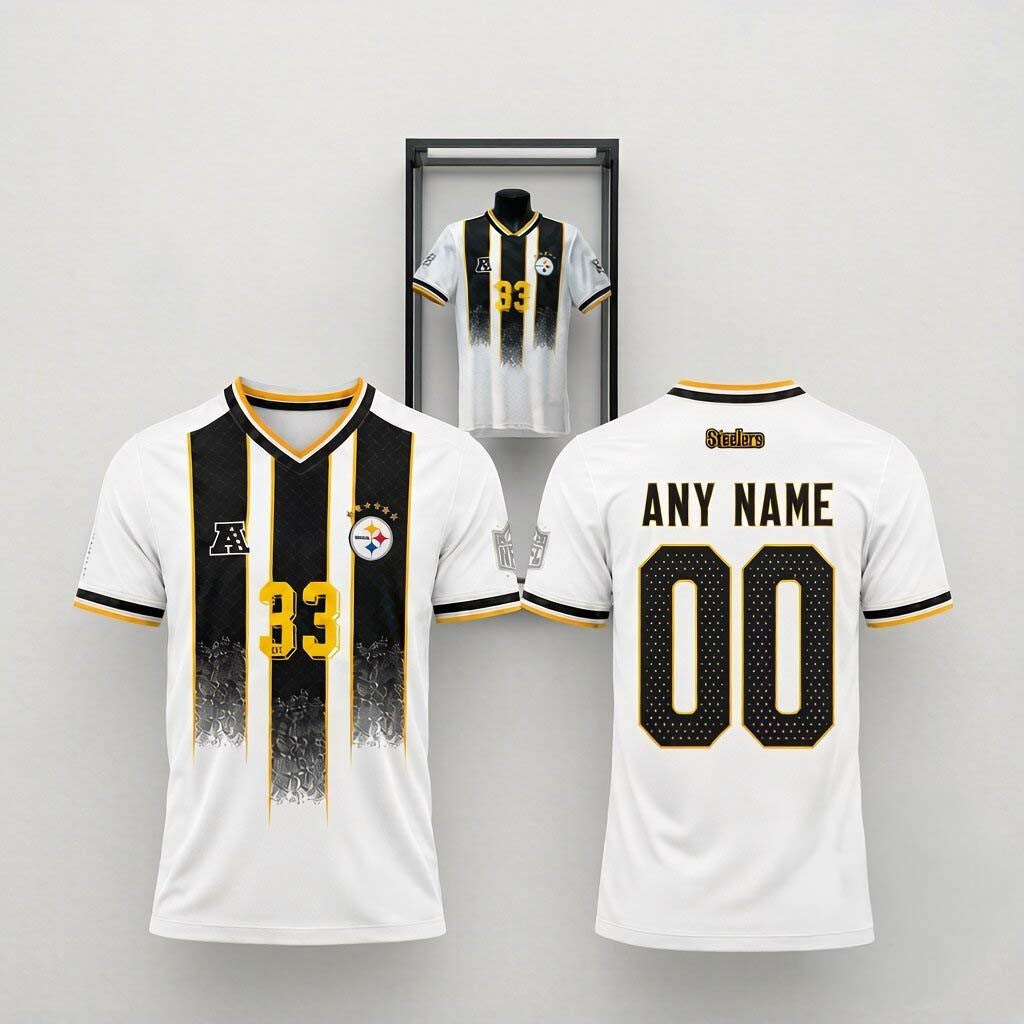 Personalized Pittsburgh Steelers Jersey Shirt Game Day Apparel Steelers Merch Fan Gifts - Merchluma