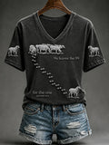 He Leaves The 99 For The One V-Neck Shirt Matthew Bible Verse Clothing Line Christian Gifts - Merchluma