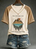 His Mercies Are New Every Morning V-Neck T-Shirt Faith Clothes Shop Christian Gift Ideas - Merchluma