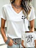 Child Of God V-Neck Shirt Faith Inspired Clothing Christian Gifts For Women - Merchluma