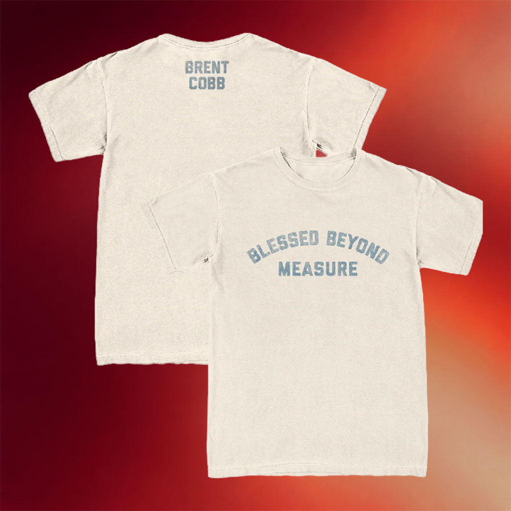 Brent Cobb Merch 2026 Blessed Beyond Measure T-Shirt Gift Ideas For Country Music Fans - Merchluma