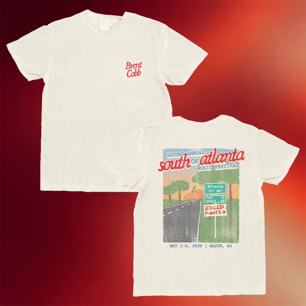 Brent Cobb Merch 2026 South Of Atlanta T-Shirt Music Festival Outfits Gift For Country Fans - Merchluma