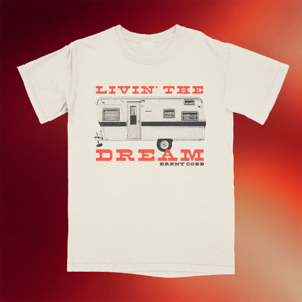 Brent Cobb Merch 2026 Livin The Dream T-Shirt Brent Cobb Shirt Gift For Country Fans - Merchluma