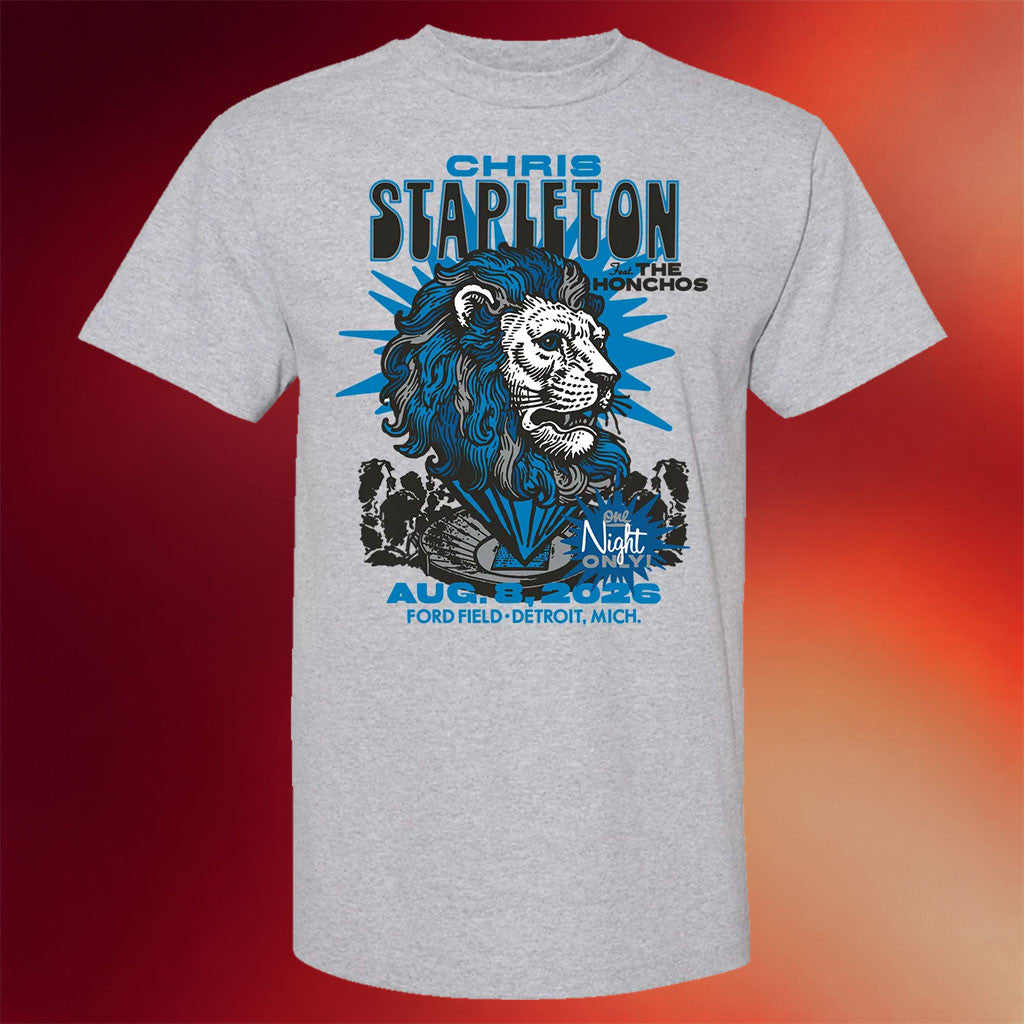 Chris Stapleton Merch 2026 Detroit Event T-Shirt Chris Stapleton Tour Merch Country Fan Gifts - Merchluma