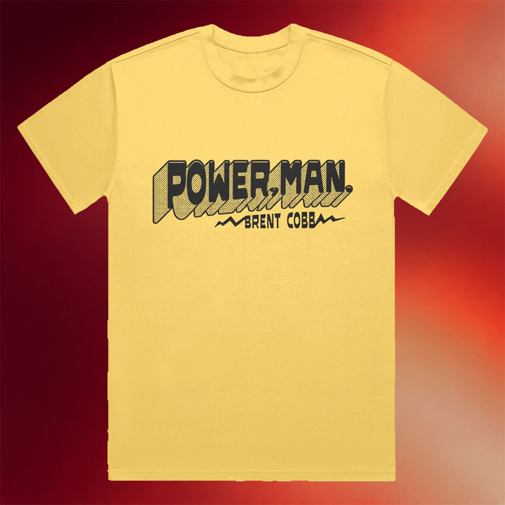 Brent Cobb Merch 2026 Power Man T-Shirt Unique Gift for Country Music Fans - Merchluma