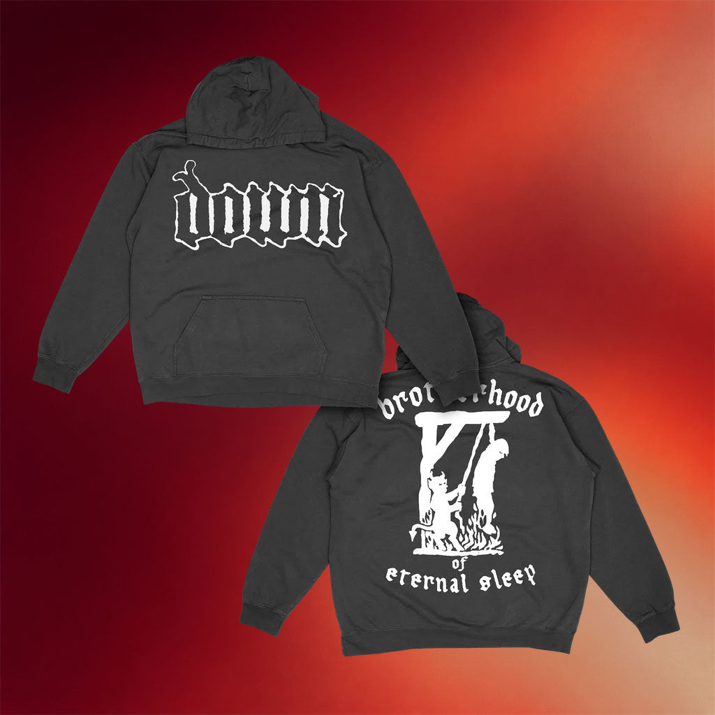 Beyond Human Merch 2026 Brotherhood Of Eternal Sleep Hoodie Down Hoodie Gifts For Dudes - Merchluma