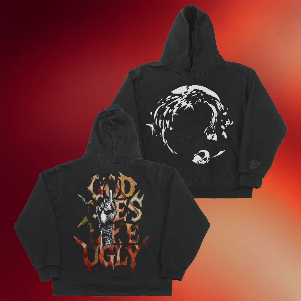 JID Merch 2026 God Does Like Ugly Anniversary Hoodie Best Gift For Hip Hop Fan - Merchluma