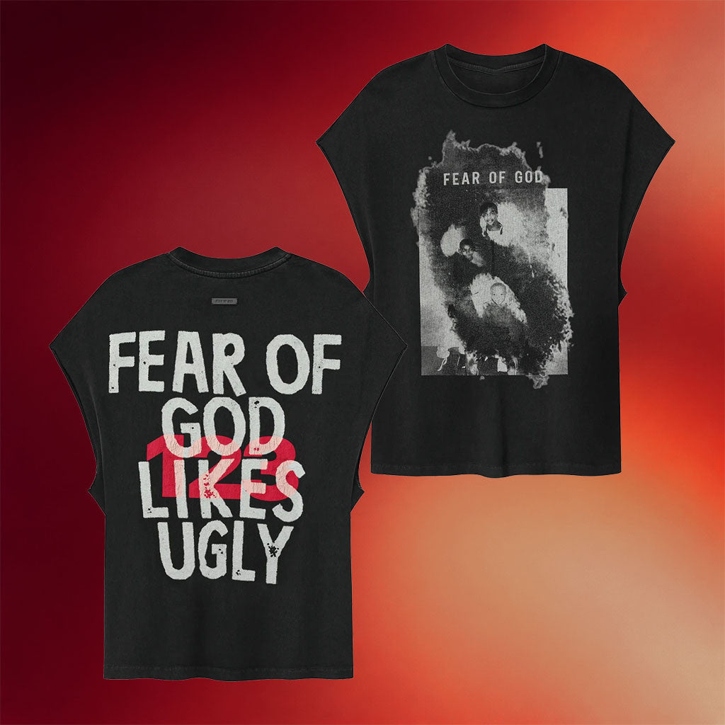 JID Merch 2026 Fear Of God Likes Ugly Tank Top God Does Like Ugly Merch Gift For Rap Fans - Merchluma