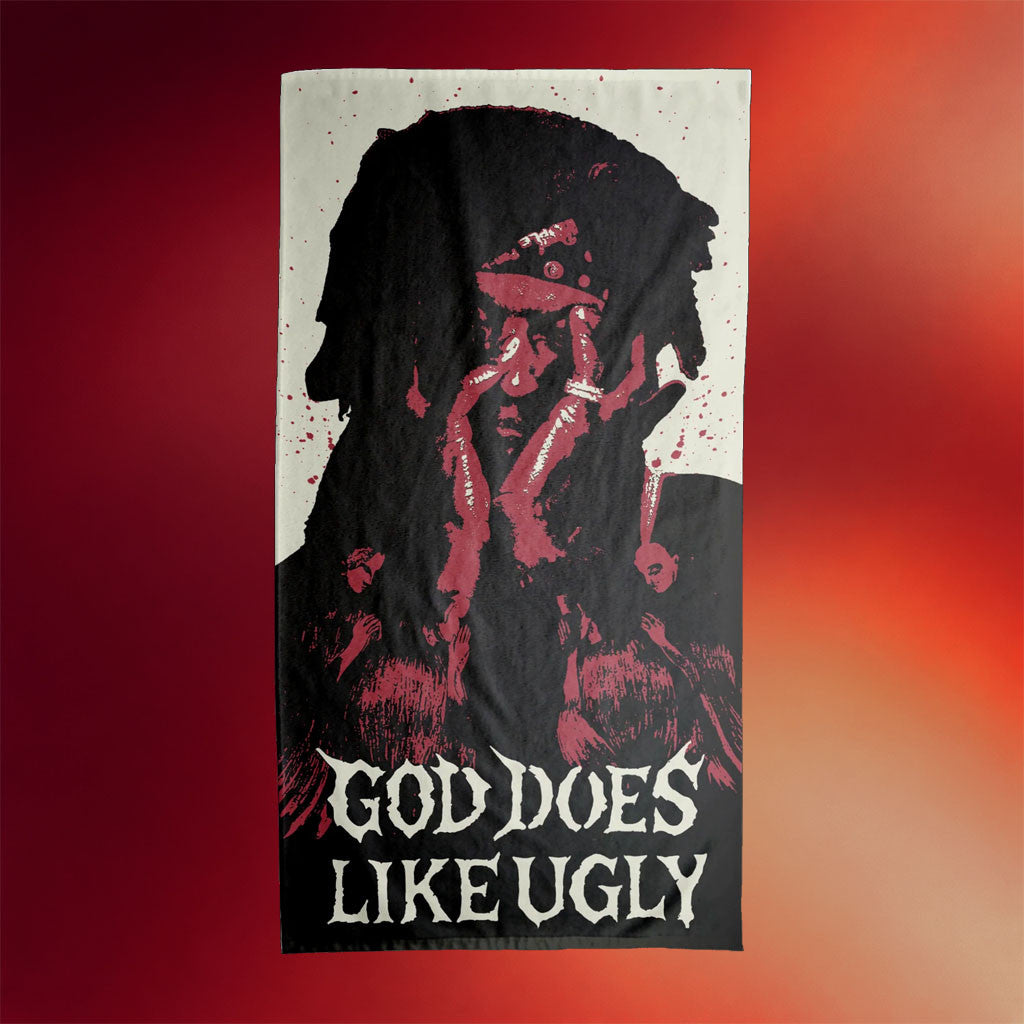 JID Merch 2026 God Does Like Ugly Anniversary Towel Unique Gift For Dudes - Merchluma