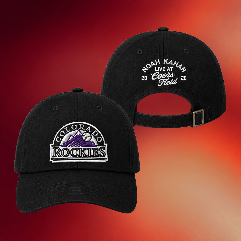 Noah Kahan Tour Merch 2026 Noah Kahan Colorado Rockies Coors Field Hat Embroidered Fan Gifts - Merchluma