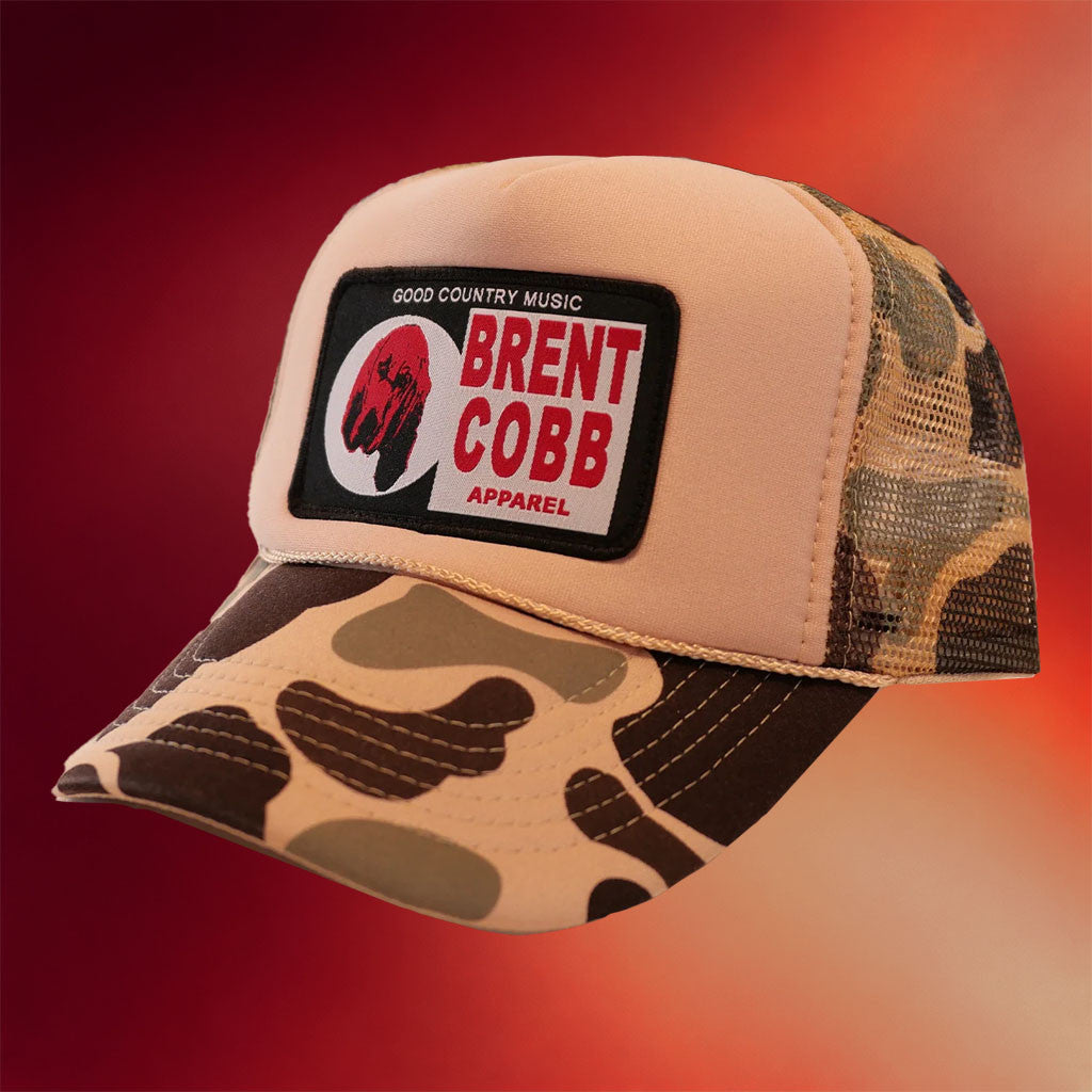 Brent Cobb Merch 2026 Bloodhound Camo Trucker Hat Best Gift For Country Music Fans - Merchluma