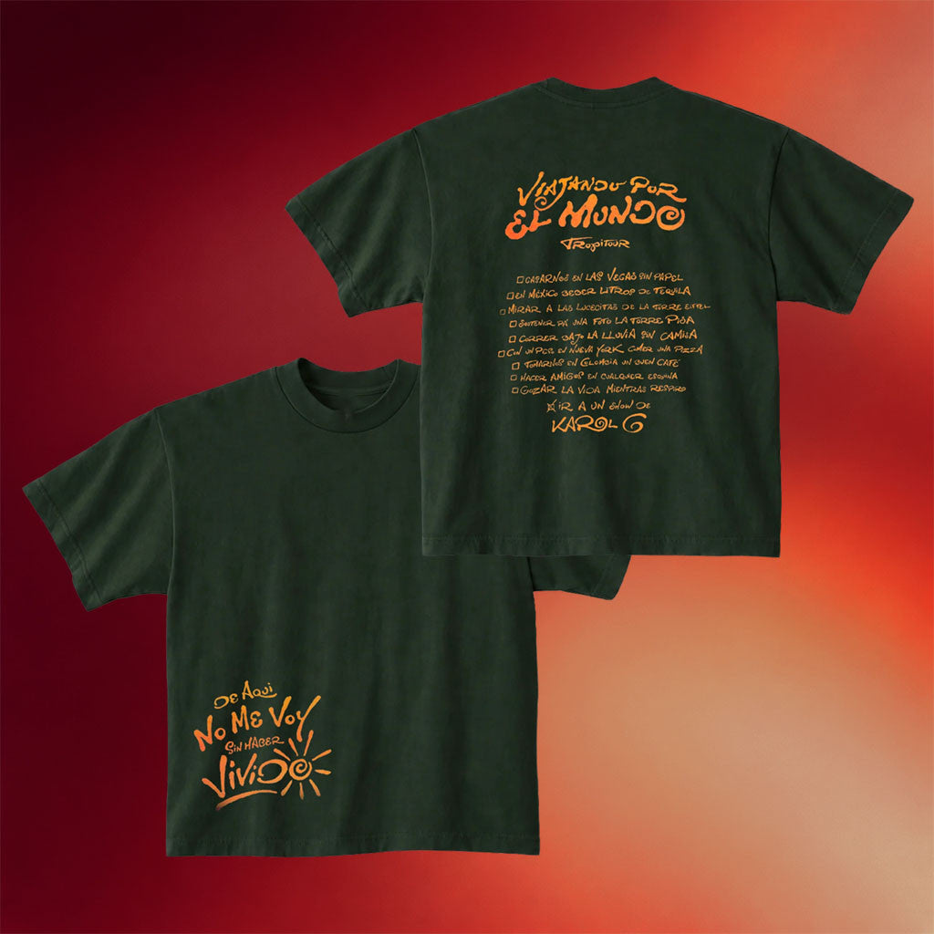 Karol G Merch 2026 De Aqui No Me Voy T-Shirt Karol G Concert Shirt Gift For Music Lovers - Merchluma