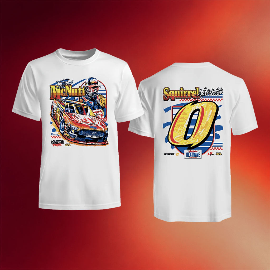 Cleetus McFarland Merch 2026 LS George Squirrel McNutt Heatwave Racing Shirt Present For Fans - Merchluma