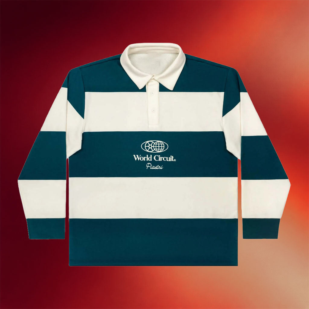 Oscar Piastri Merch 2026 World Circuit Long Sleeve Polo Shirt Gift Ideas For F1 Fan - Merchluma