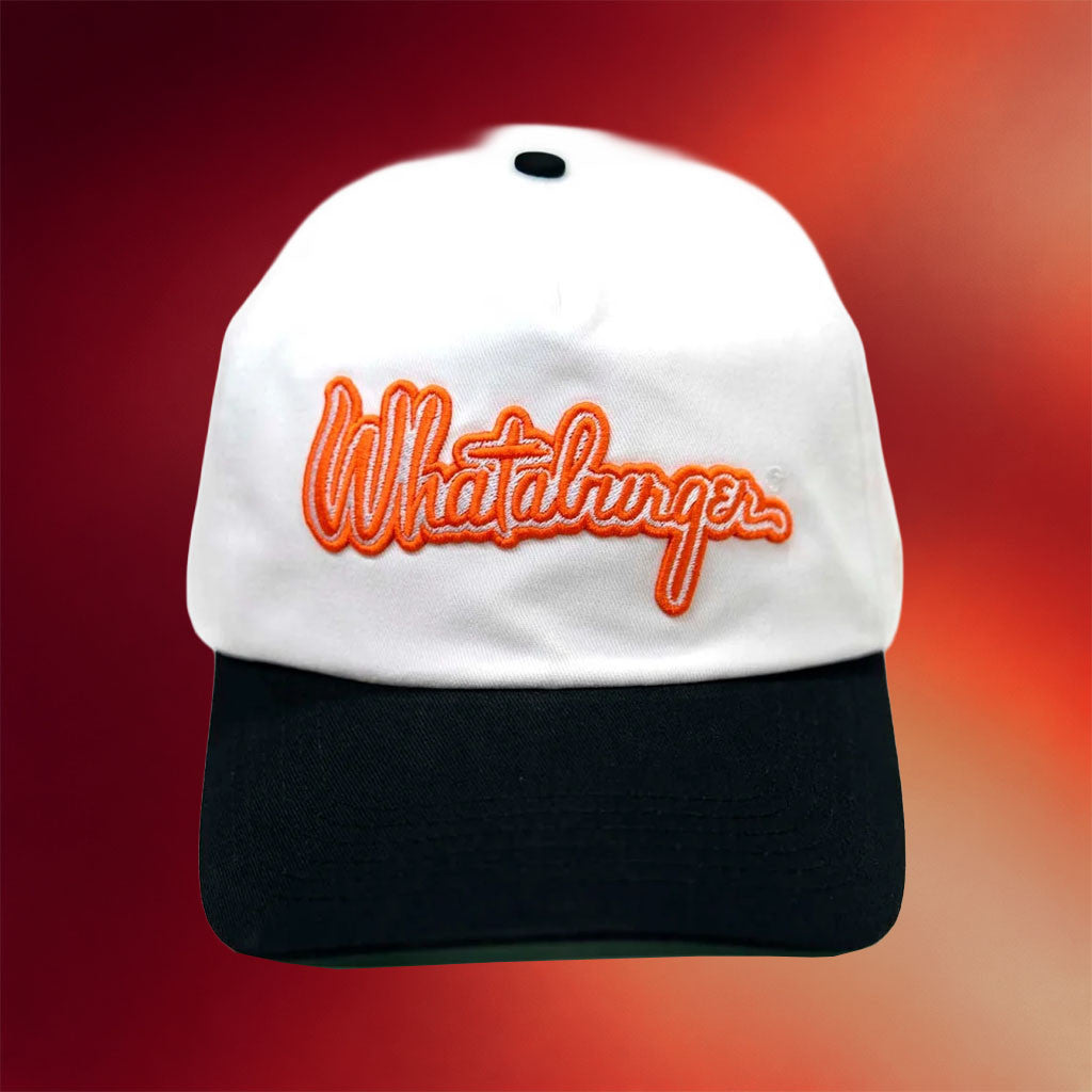 Whataburger Merch 2026 Whataburger Script Two Tone Embroidered Gifts For Friends - Merchluma