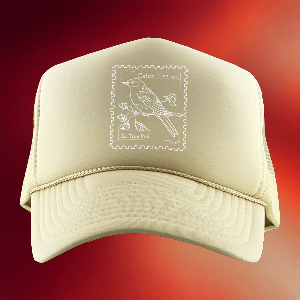 Caleb Hearon Merch 2026 Bird Stamp Trucker Hat Birthday Gift For Friends - Merchluma