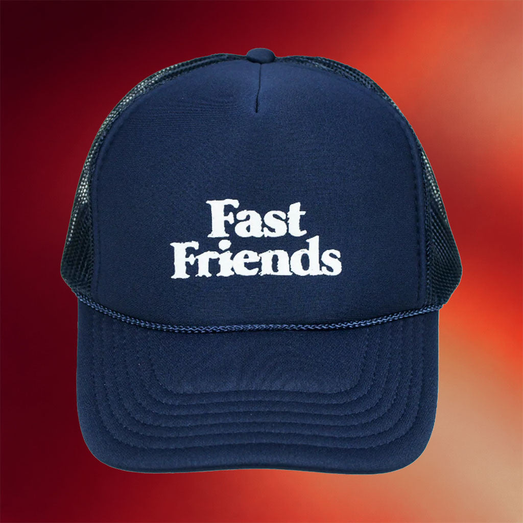Fast Friends Merch 2026 Fast Friends Logo Trucker Hat Gifts For Your BFF - Merchluma