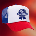 Pabst Blue Ribbon Merch 2026 PBR Heritage Trucker Hat Father In Law Gifts Dad's Day - Merchluma