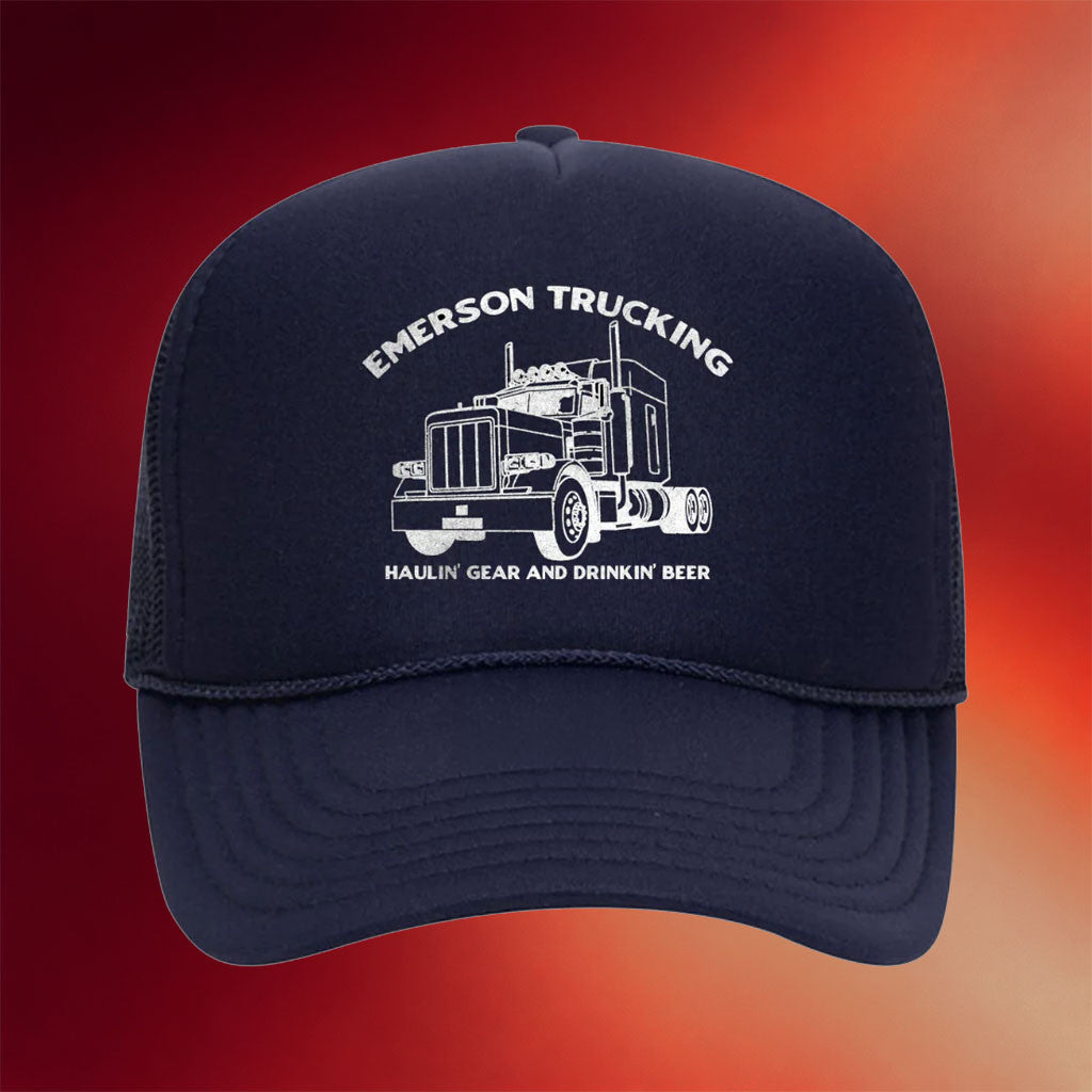 Vincent Neil Emerson Merch 2026 Emerson Trucking Trucker Cap Best Father's Day Gifts - Merchluma