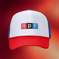 NPR Merch 2026 NPR Full Color Logo Trucker Hat Father In Law Gifts Dad's Day - Merchluma