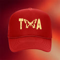 Taylor Acorn Merch 2026 TA Butterfly Red Trucker Hat Cool Gifts For Music Lovers - Merchluma