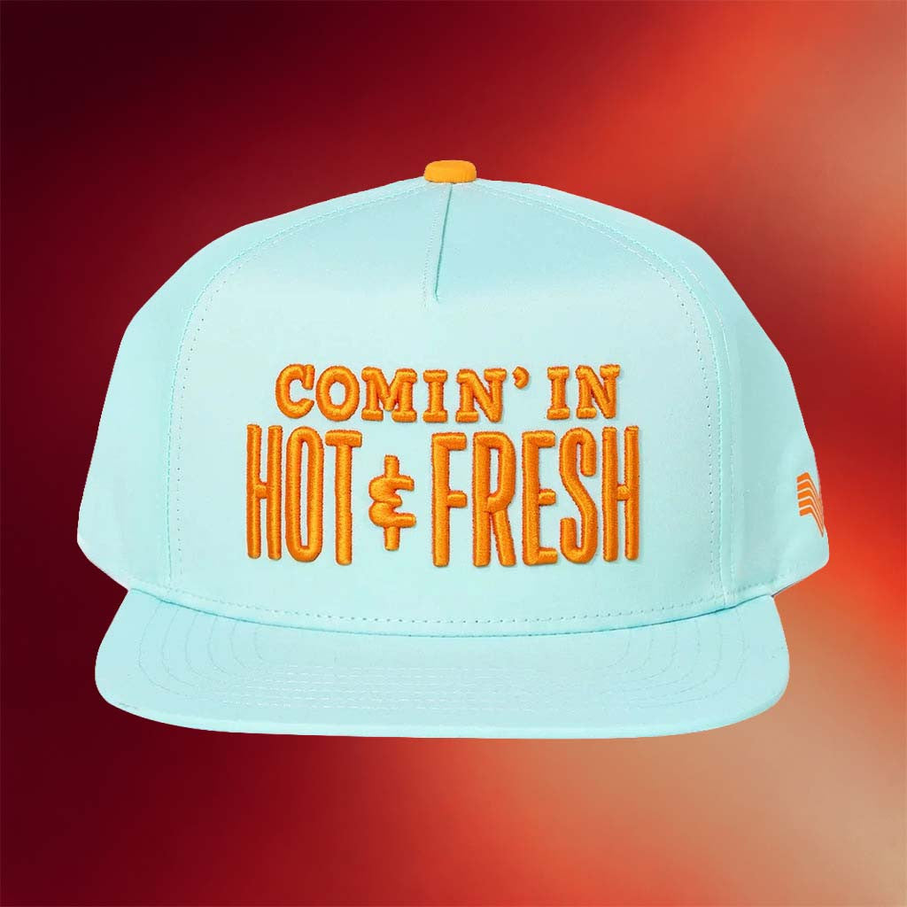 Whataburger Merch 2026 Comin In Hot And Fresh Staunch Snapback Hat Embroidered Gifts Ideas - Merchluma