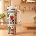 Peanuts Cute Beagle And Friends Tumbler Cartoon Travel Cup Birthday Gift For Her - Merchluma