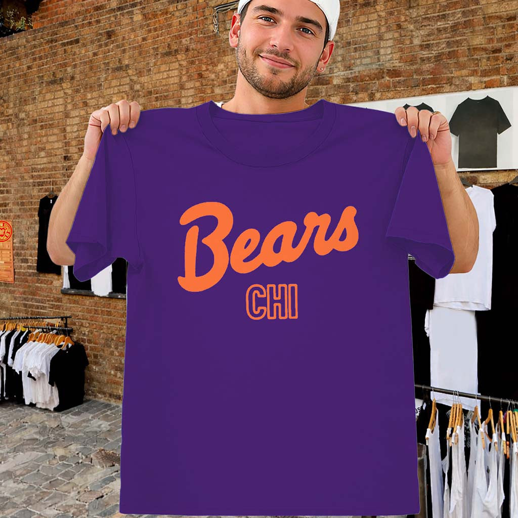 Chicago Bears CHI T-shirt Vintage Bears Football Tee Gifts For Fans - Merchluma