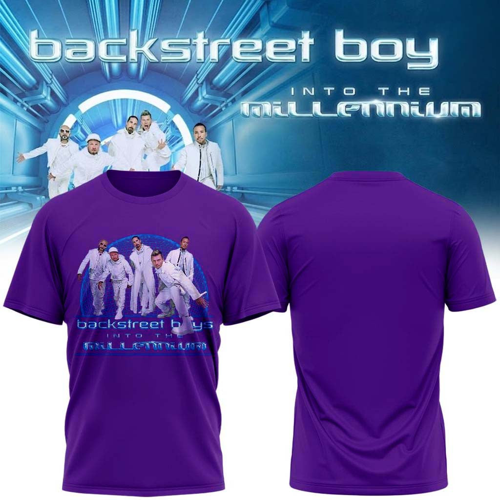 Backstreet Boys Merch 2026 Into The Millennium Signed T-Shirt Fan Apparel Birthday Gift For Him - Merchluma