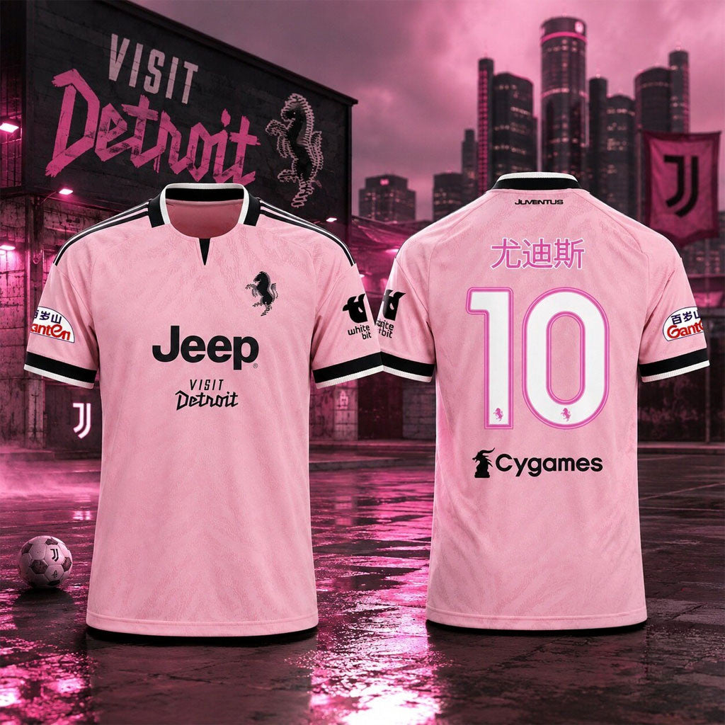 Juventus Away 2026 2027 Hong Kong Special Edition Jersey No 10 Jersey Juventus Merch Fan Gifts - Merchluma
