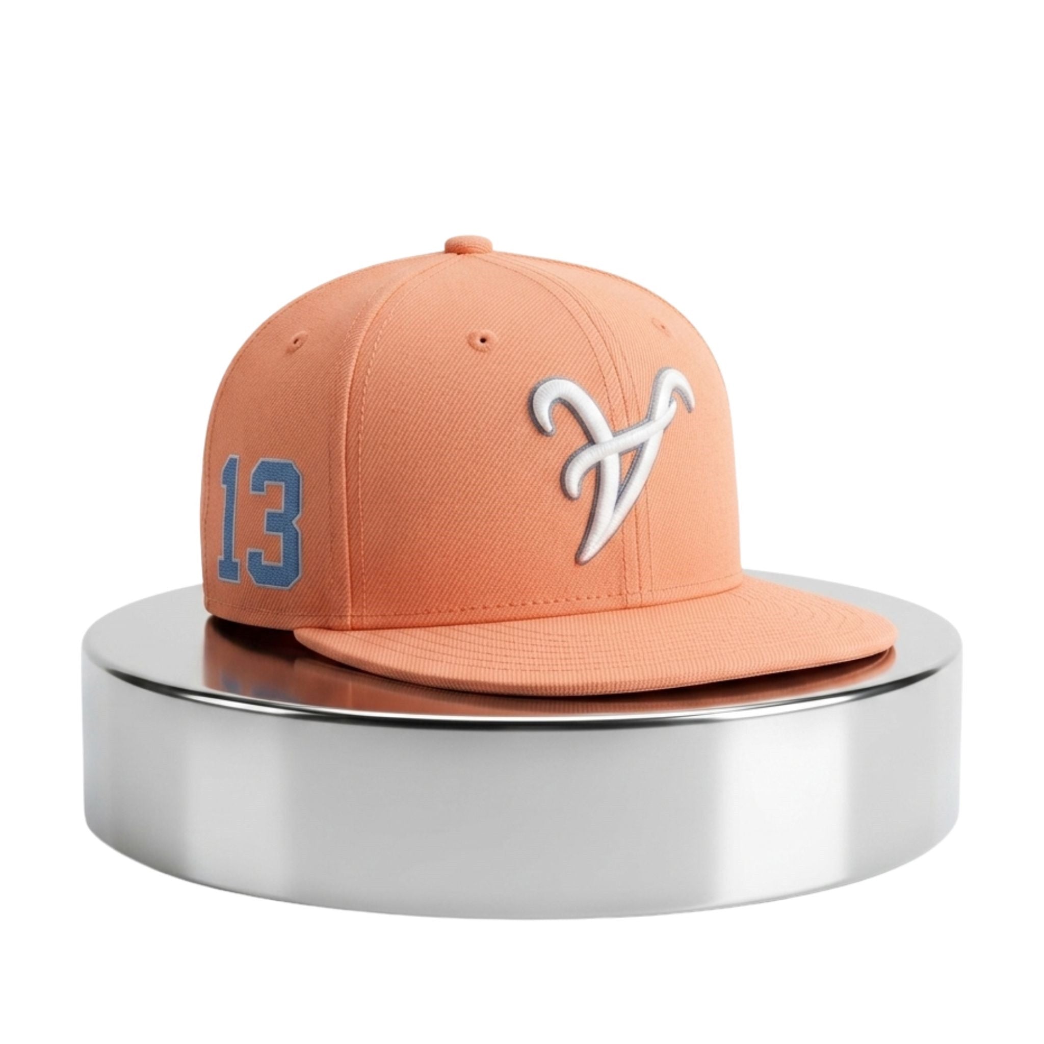Ronald Acuna Jr 13 Braves Upside Down Snapback Hat Embroidered Atlanta Braves Merch Fan Gifts - Merchluma