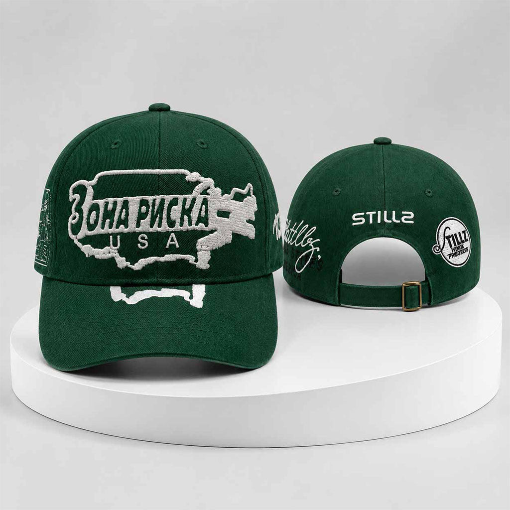 Lamine Yamal Stillz Green Danger Zone Embroidered Hat Lamine Yamal Merch Present For Him - Merchluma