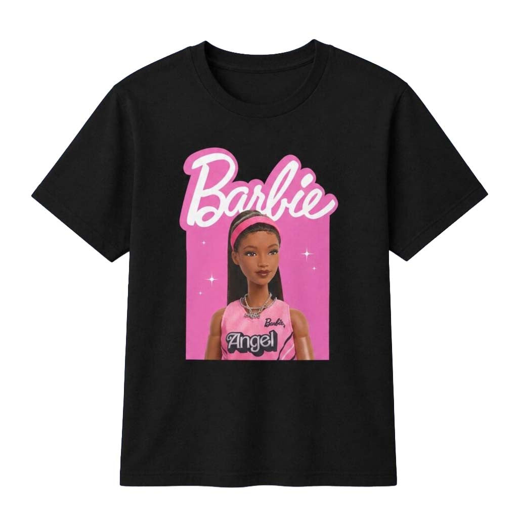 Angel Reese Barbie Doll Graphic T-Shirt Angel Reese Merch Present For Basketball Fans - Merchluma
