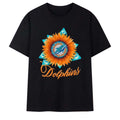 Miami Dolphins Football X Sunflower Graphic T-Shirt Game Day Shirt Miami Dolphins Merch 2026 - Merchluma