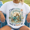 Antisocial Siren I Don't Wanna Be Where The People Are T-Shirt The Bookish Mermaid Shirt - Merchluma